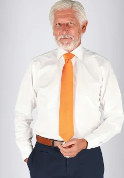 Ledub slim fit overhemd, wit twill