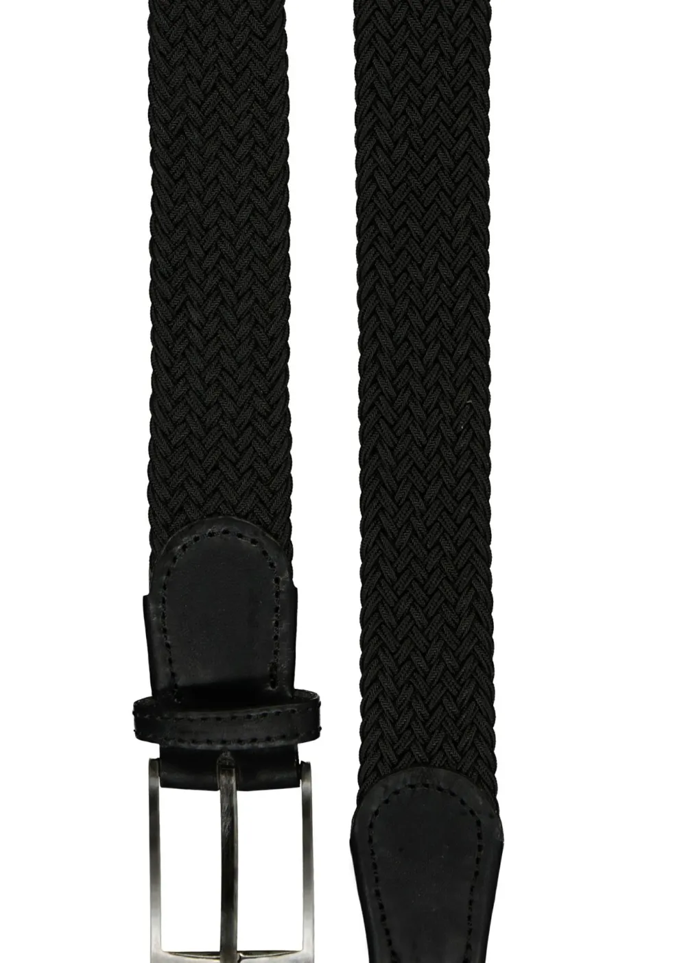 LINDENMANN elastische heren riem, zwart
