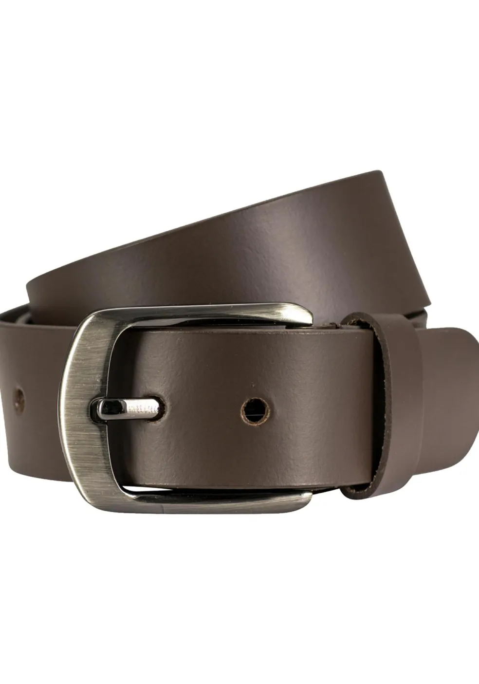 LINDENMANN leren heren riem, bruin