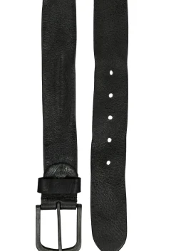 LINDENMANN leren heren riem, zwart