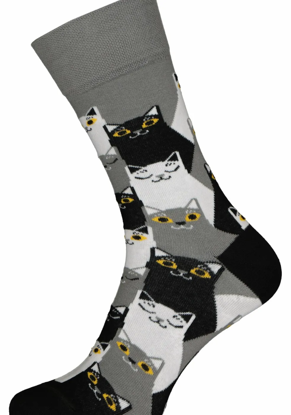 Many Mornings unisex sokken Black Cat