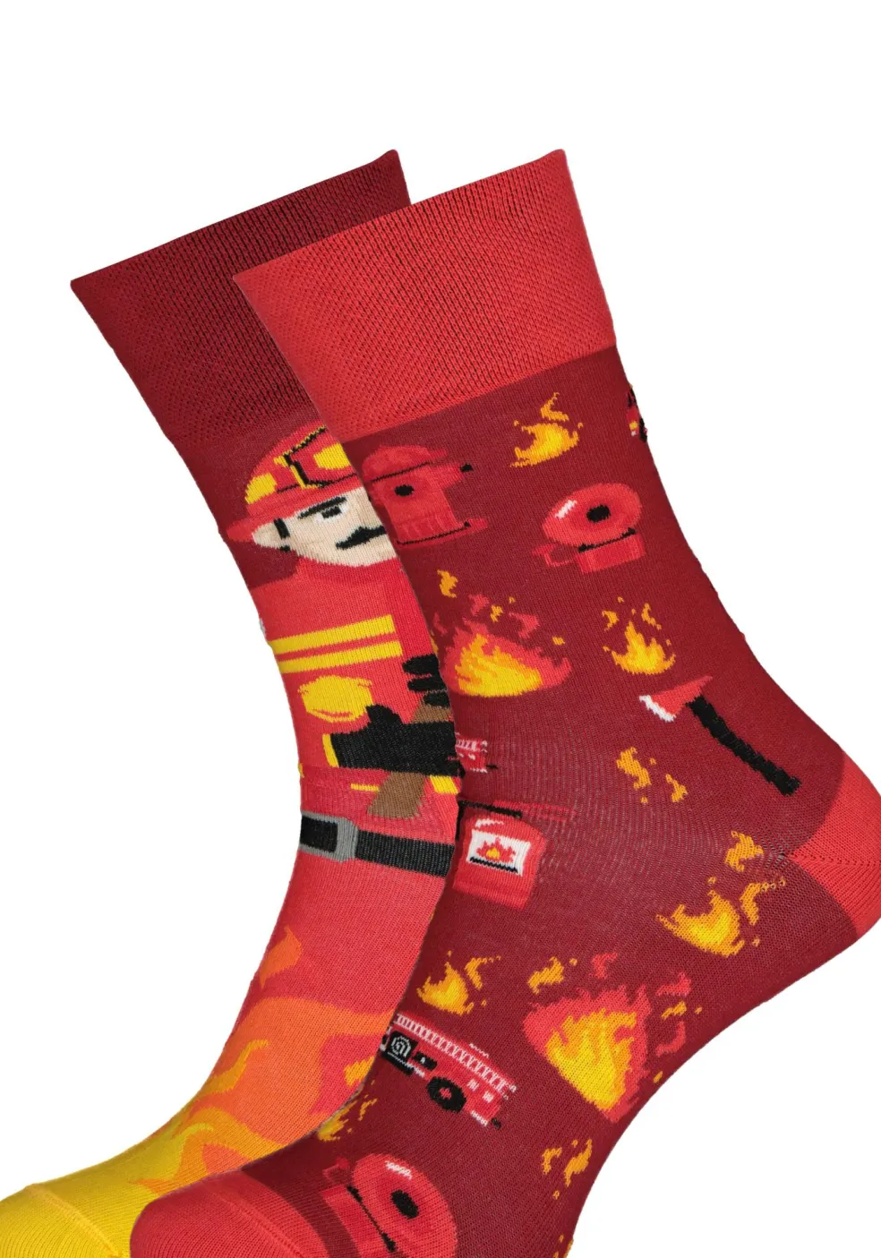 Many Mornings unisex sokken Fireman