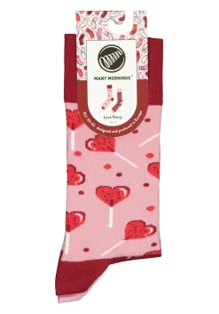 Many Mornings unisex sokken Love Story