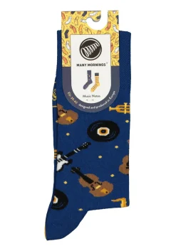 Many Mornings unisex sokken Music Notes