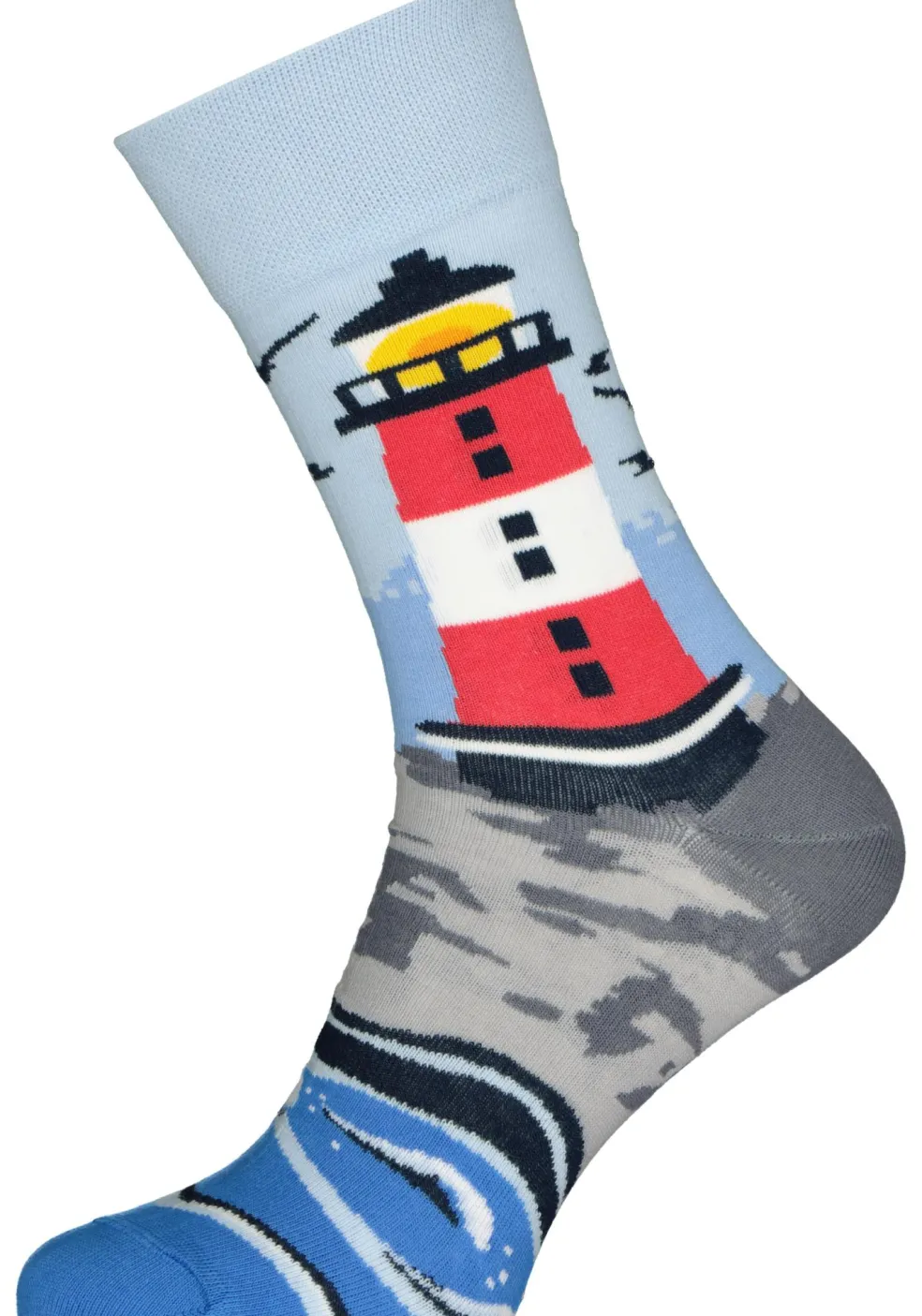 Many Mornings unisex sokken Nordic Lighthouse