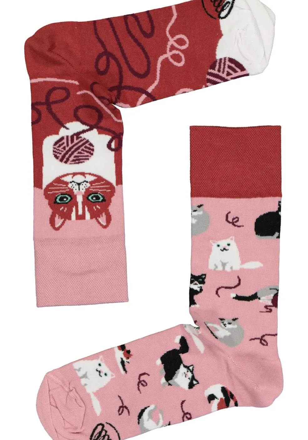 Many Mornings unisex sokken Playful Cat