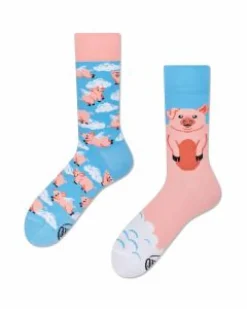 Many Mornings unisex sokken, Piggy Dream