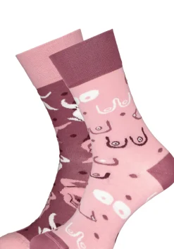 Many Mornings unisex sokken Simply The Breast