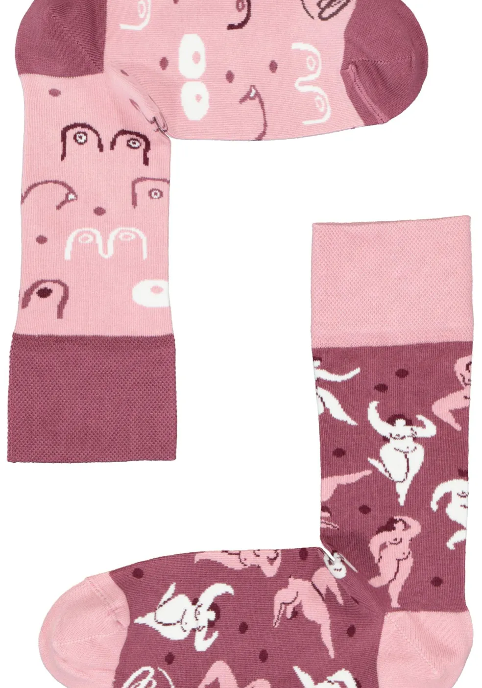 Many Mornings unisex sokken Simply The Breast