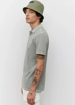 Marc O'Polo regular fit polo, heren poloshirt, grijs
