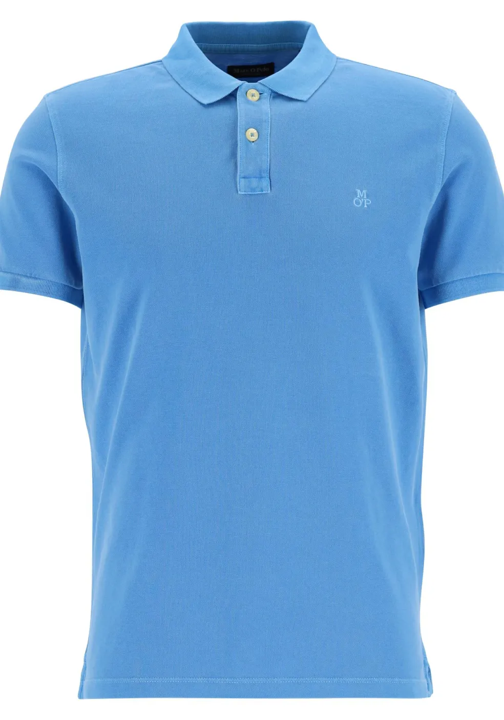 Marc O'Polo regular fit polo, heren poloshirt, azuurblauw