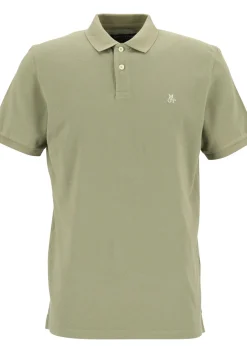 Marc O'Polo regular fit polo, heren poloshirt, olijfgroen