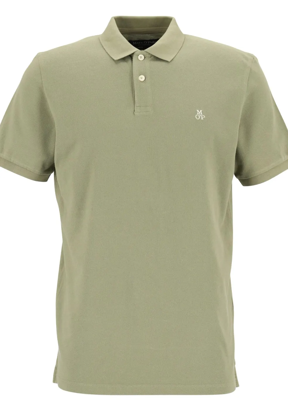 Marc O'Polo regular fit polo, heren poloshirt, olijfgroen