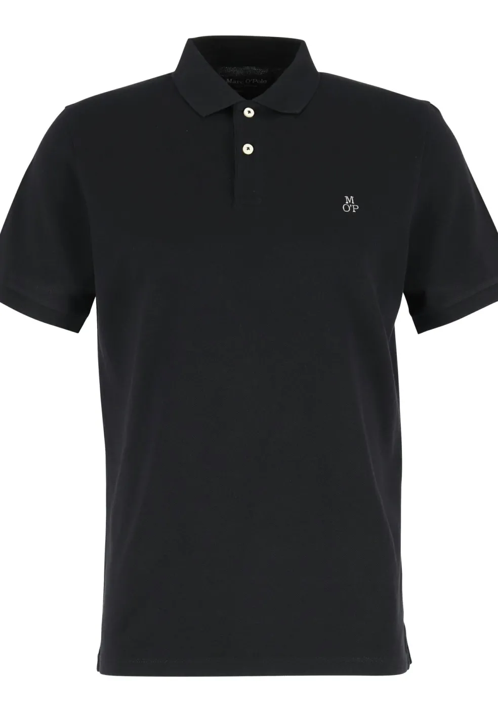 Marc O'Polo regular fit polo, heren poloshirt, zwart