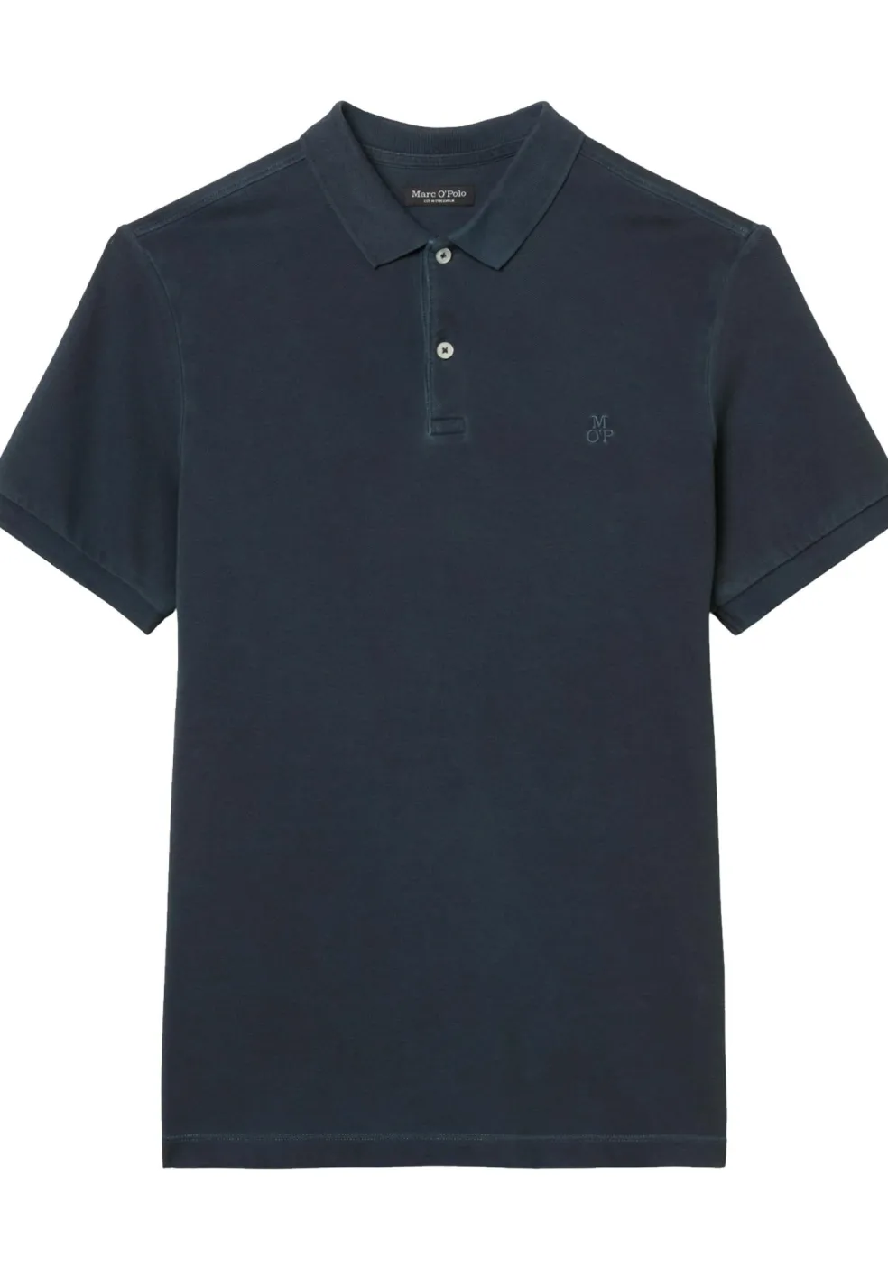 Marc O'Polo regular fit polo, heren poloshirt korte mouw, donkerblauw