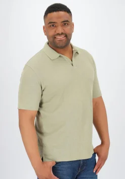 Marc O'Polo regular fit polo, heren poloshirt korte mouw, licht saliegroen