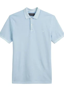 Marc O'Polo regular fit polo, heren poloshirt korte mouw, lichtblauw