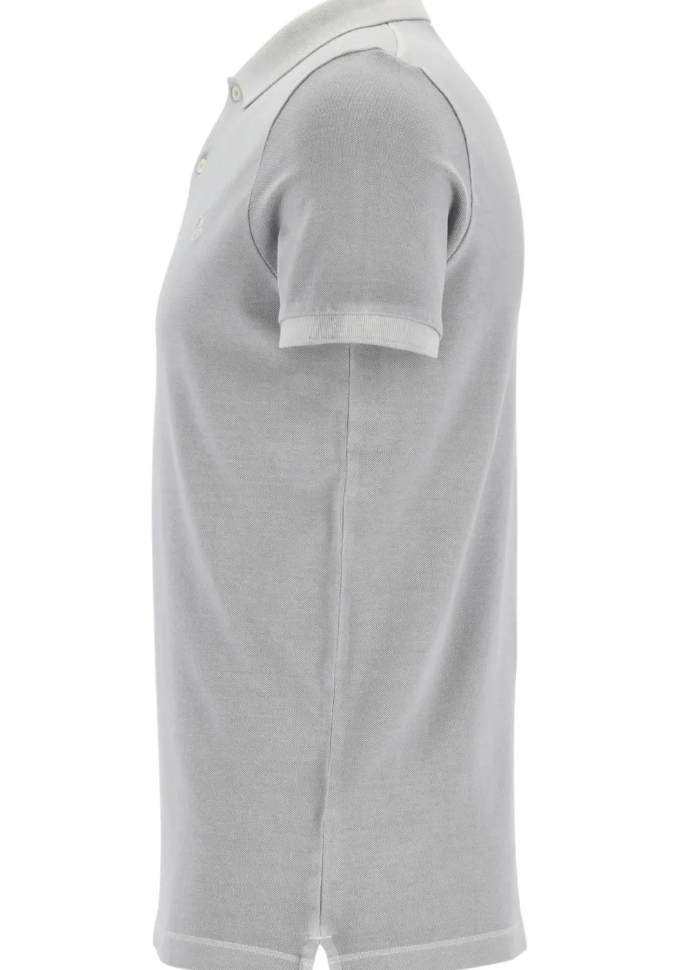 Marc O'Polo shaped fit polo, heren poloshirt, grijs