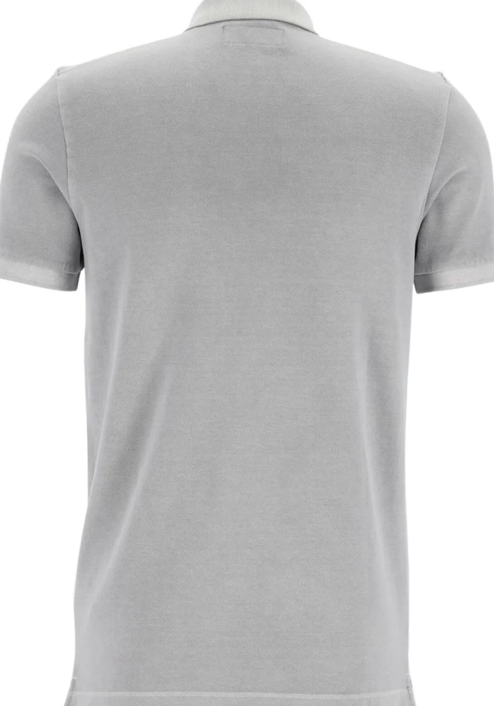 Marc O'Polo shaped fit polo, heren poloshirt, grijs