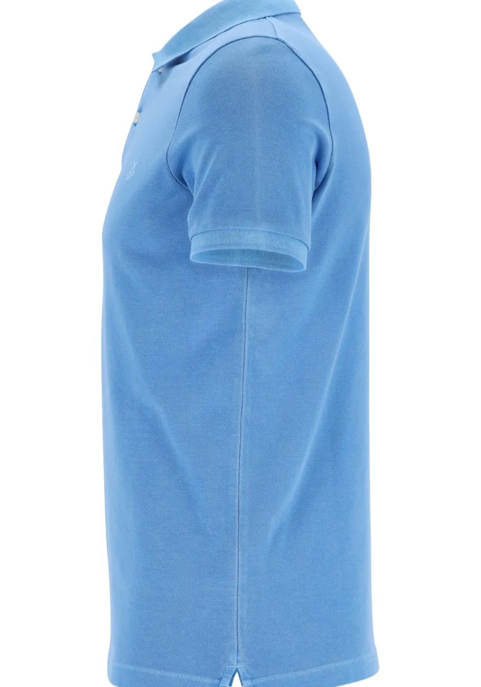 Marc O'Polo shaped fit polo, heren poloshirt, azuurblauw