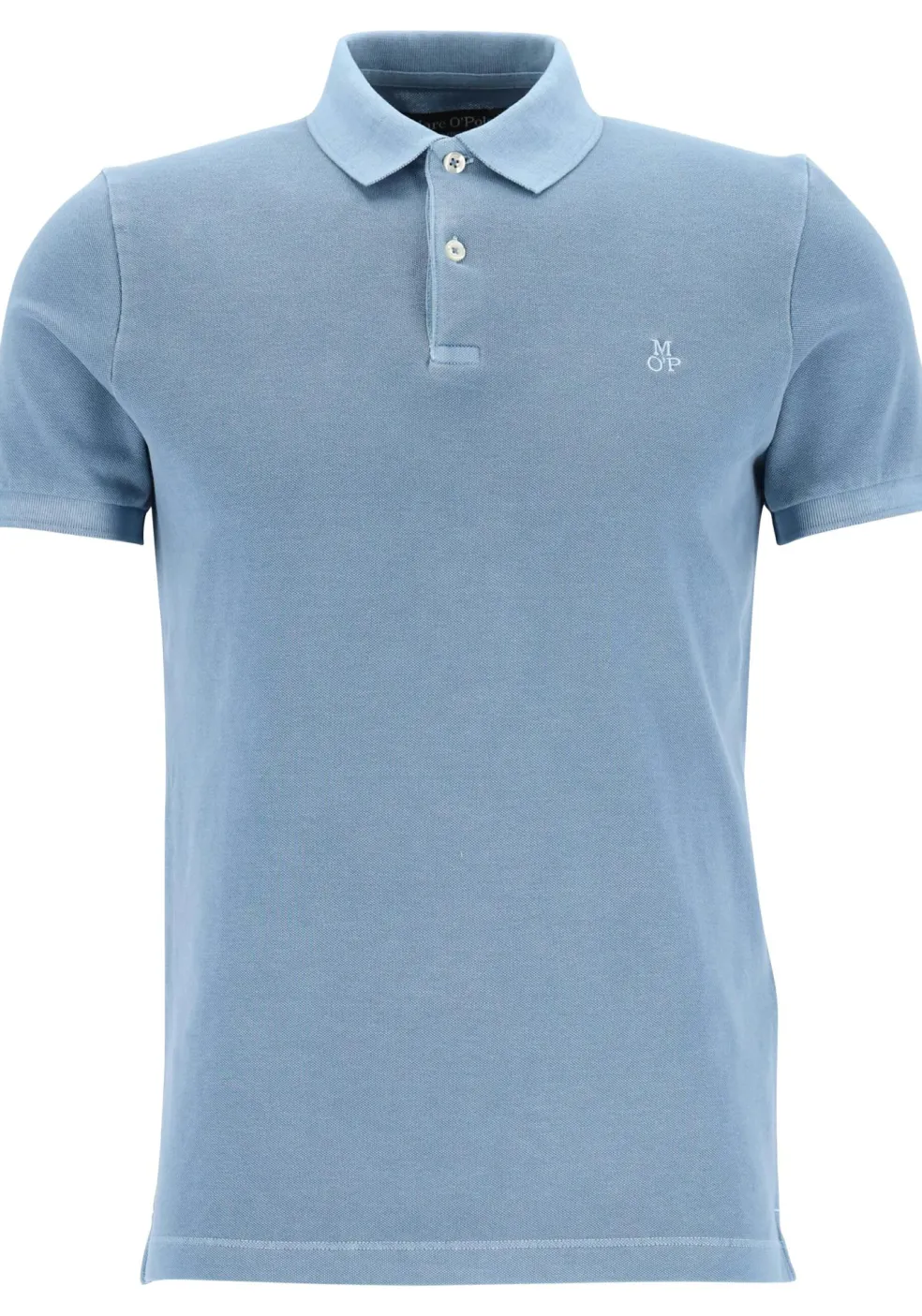 Marc O'Polo shaped fit polo, heren poloshirt, blauw