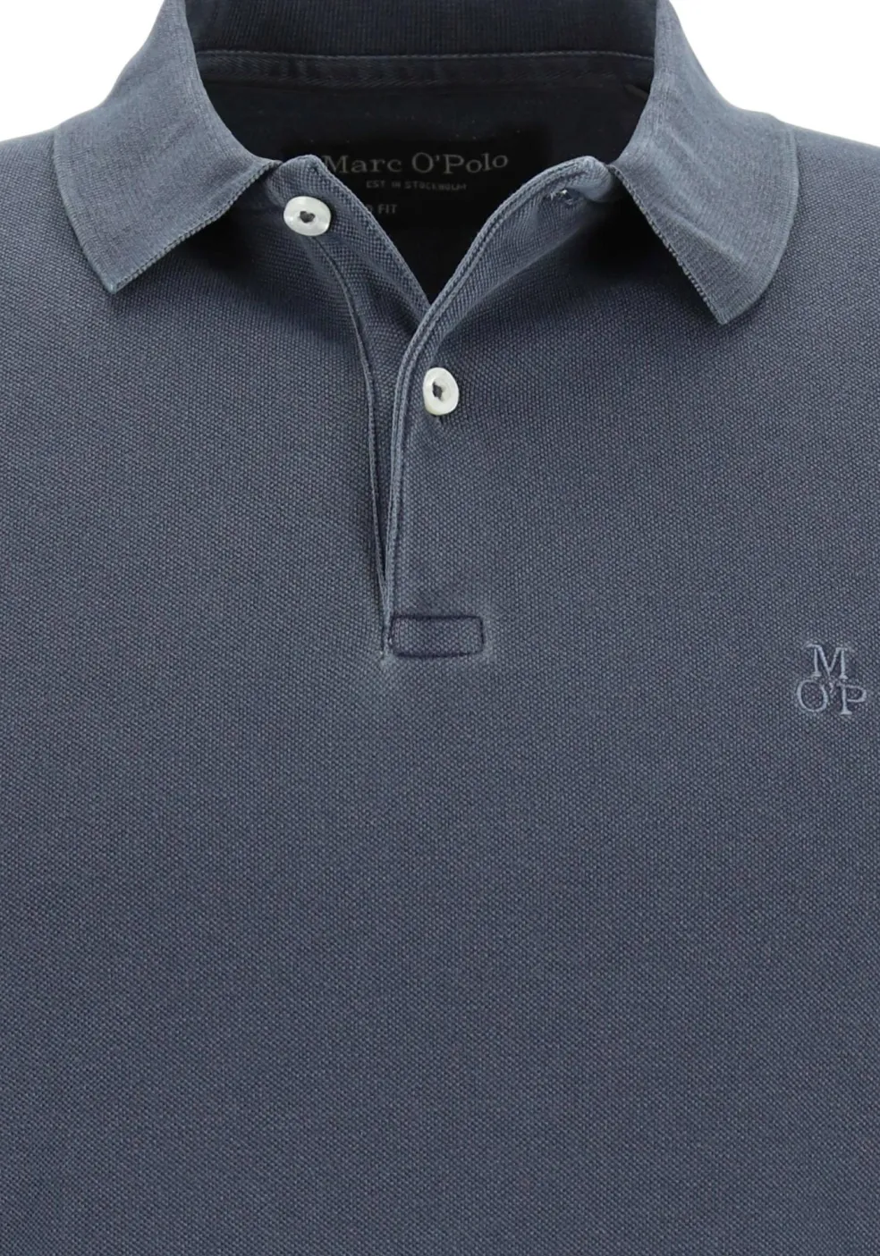 Marc O'Polo shaped fit polo, heren poloshirt, donkerblauw