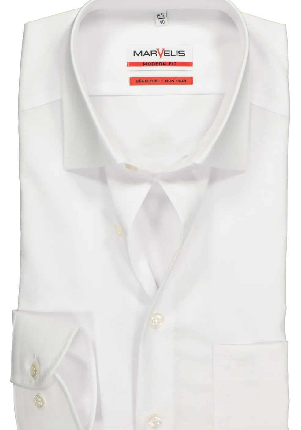 MARVELIS modern fit overhemd, wit