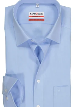 MARVELIS modern fit overhemd, lichtblauw