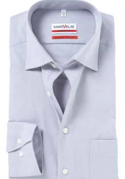 MARVELIS modern fit overhemd, grijs