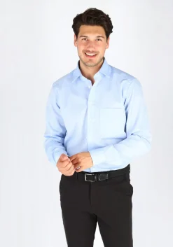 MARVELIS modern fit overhemd, mouwlengte 7, lichtblauw