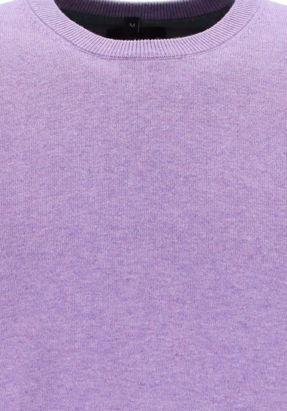 MARVELIS modern fit trui katoen, O-hals, lila
