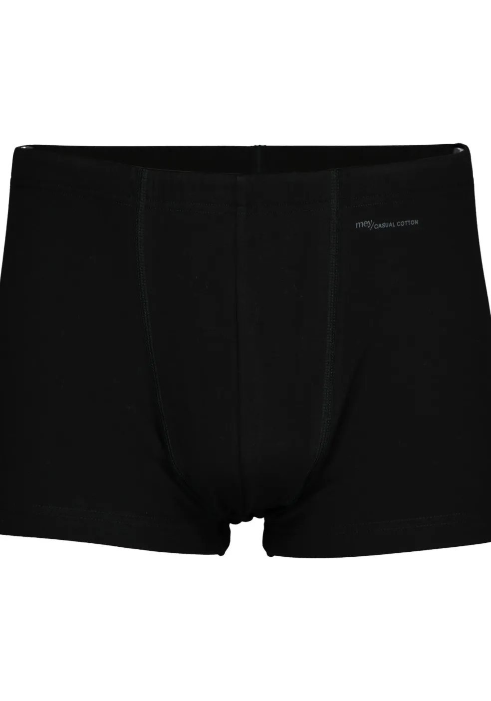 Mey Casual Cotton shorty (1-pack), heren boxer kort, zwart