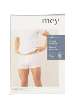 Mey Casual Cotton shorty (1-pack), heren boxer kort, zwart