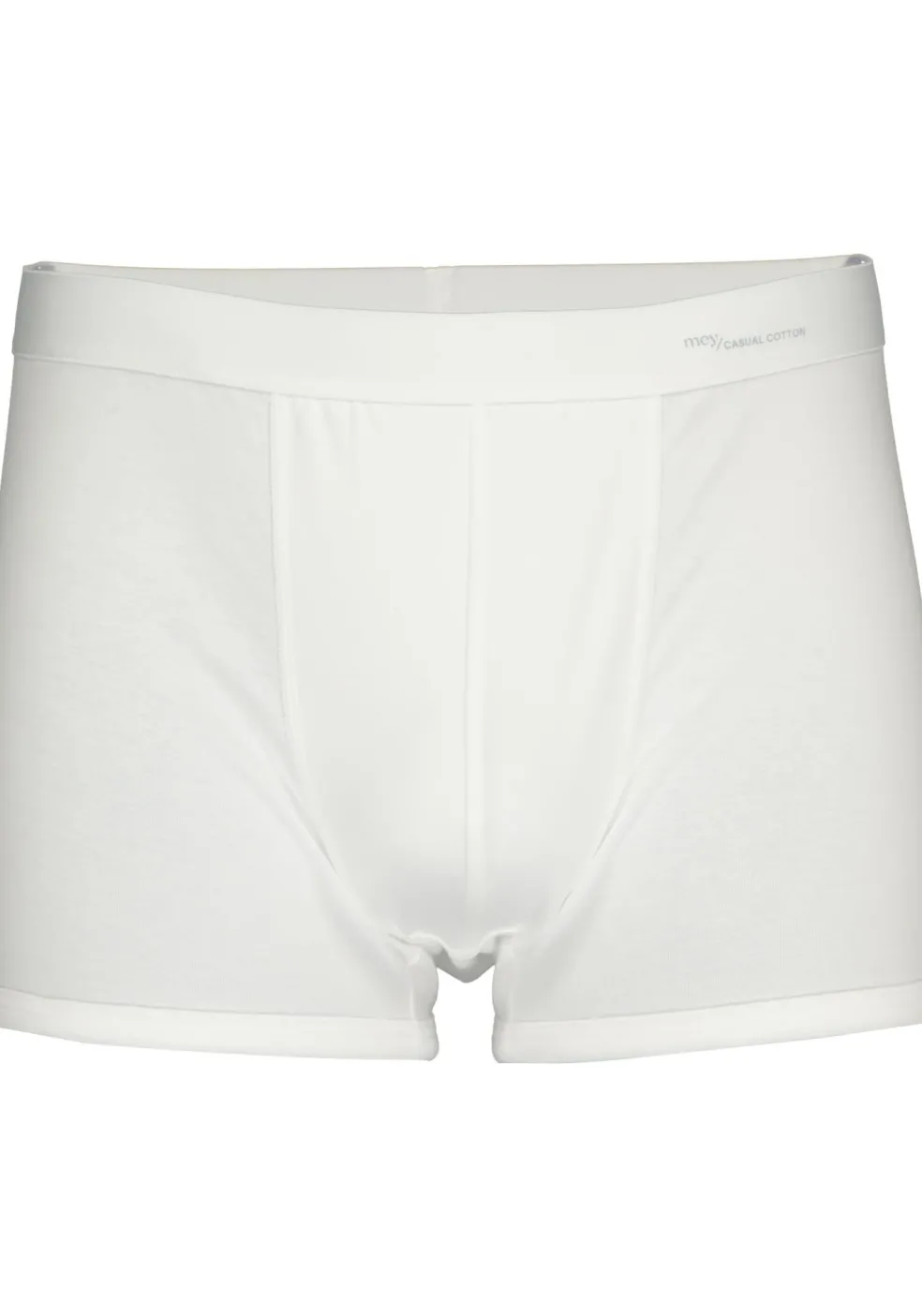 Mey Casual Cotton shorty (1-pack), heren boxer kort met zachte tailleband, wit
