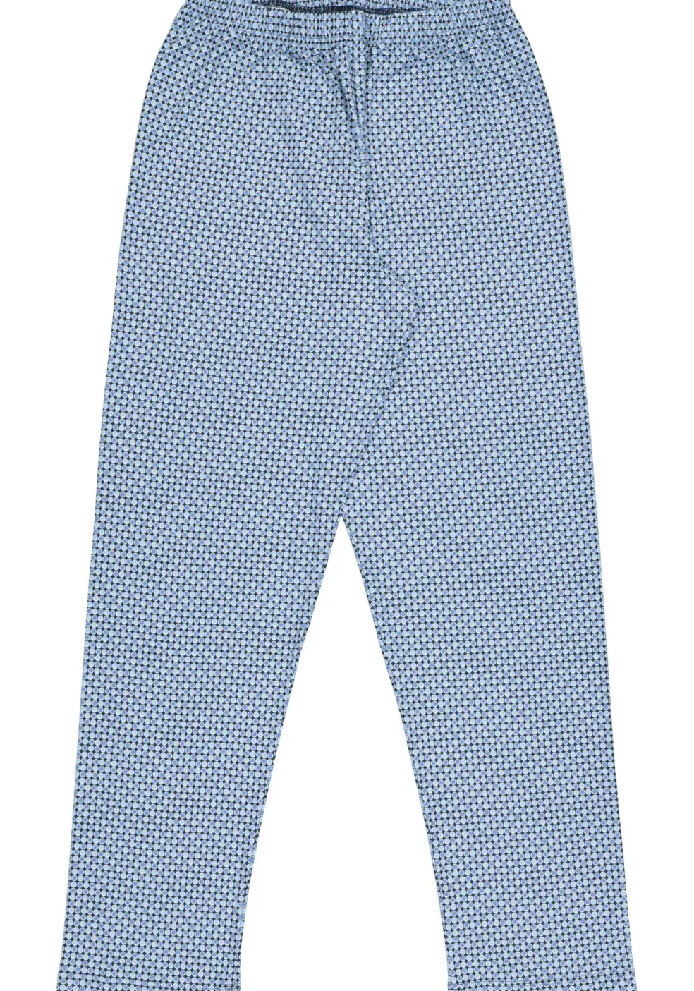 Mey heren pyjama Clyde, blauw dessin