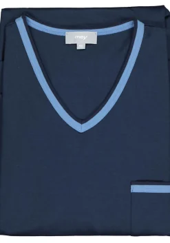 Mey heren pyjama Leongatha, donkerblauw