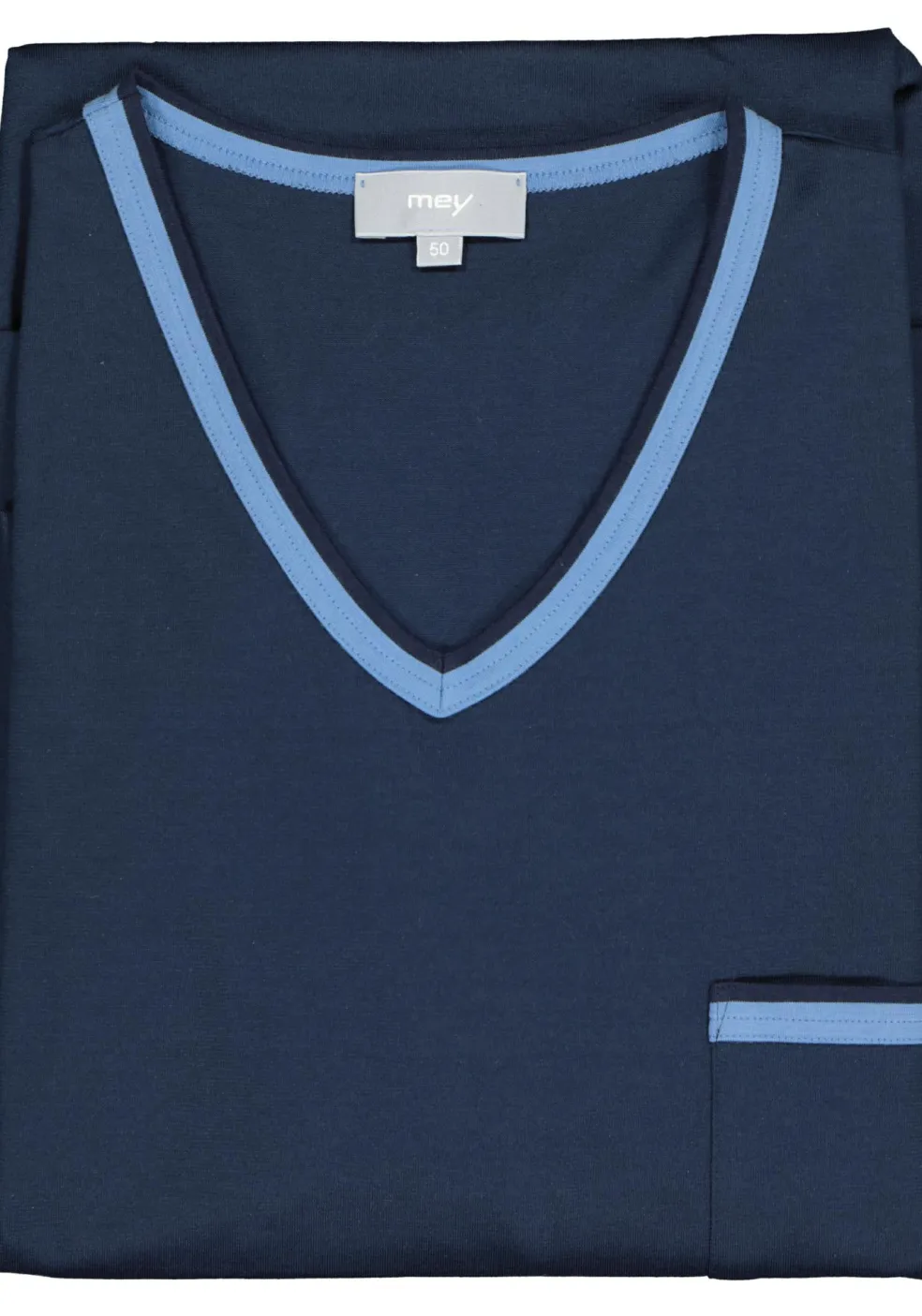Mey heren pyjama Leongatha, donkerblauw