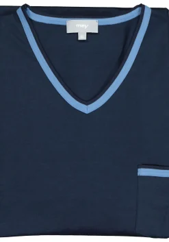 Mey heren pyjama Leongatha, donkerblauw
