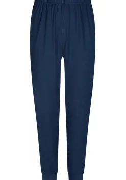 Mey heren pyjama Stratford, blauw gestreept