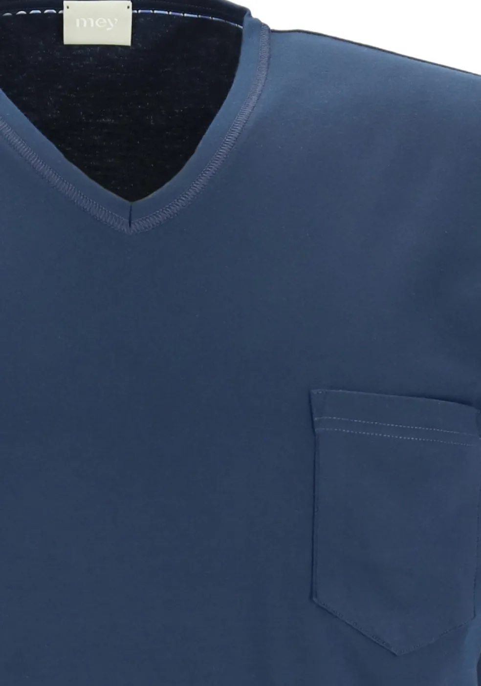 Mey heren shortama Clyde, blauw dessin