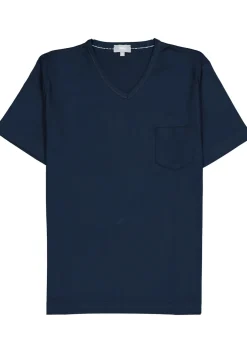 Mey heren shortama Clyde, blauw dessin