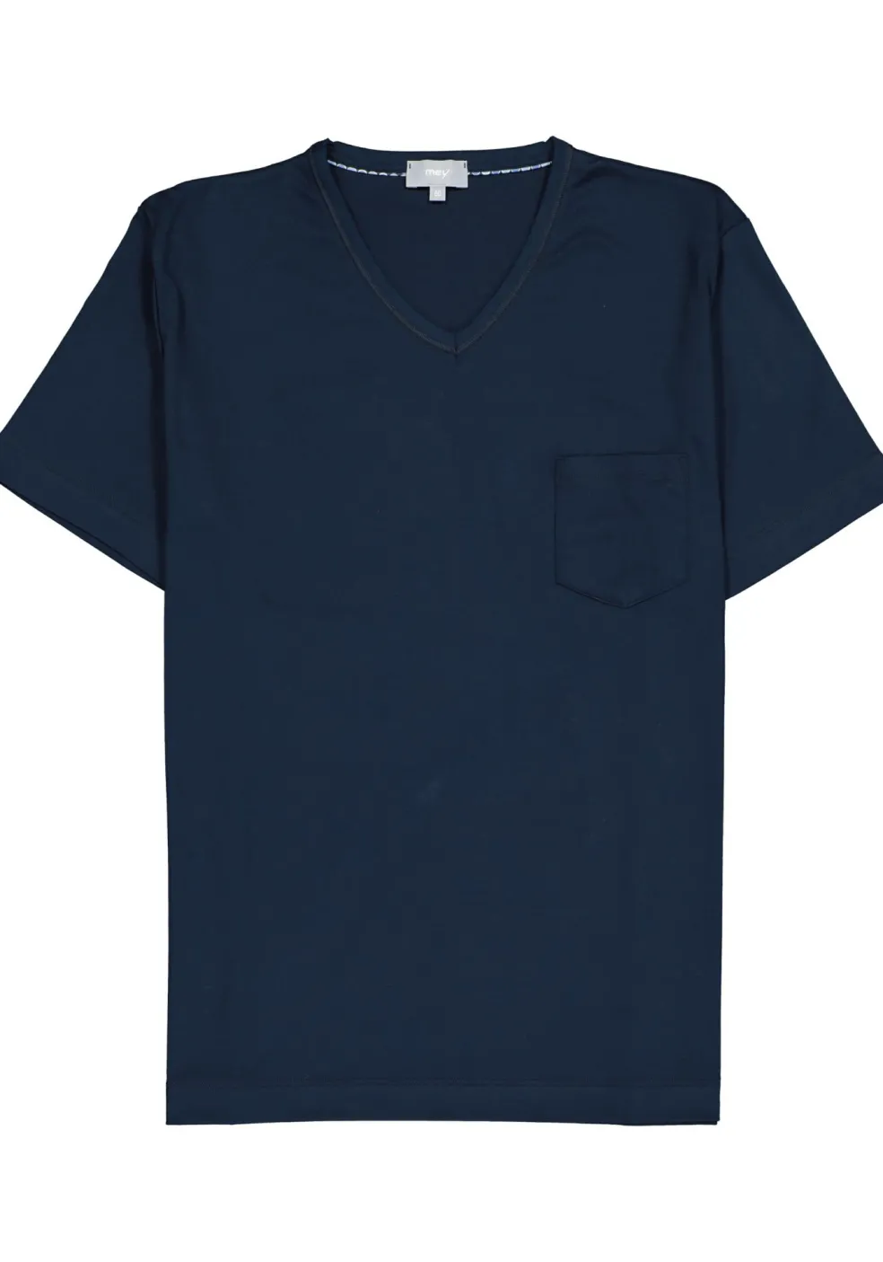 Mey heren shortama Clyde, blauw dessin
