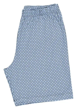 Mey heren shortama Clyde, blauw dessin