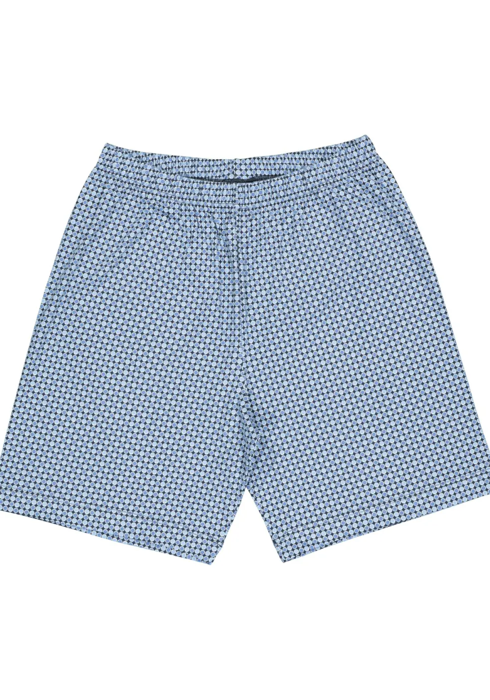 Mey heren shortama Clyde, blauw dessin