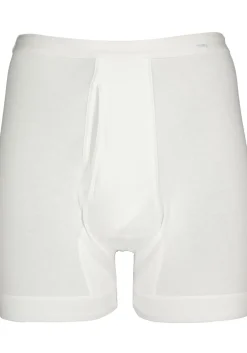 Mey Noblesse boxer briefs (1-pack), heren boxer normale lengte met gulp, wit
