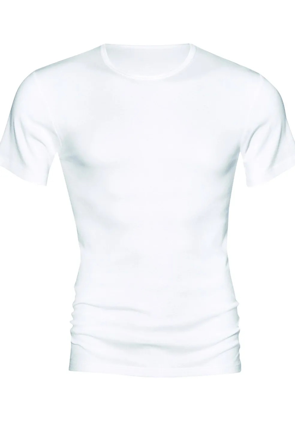 Mey Noblesse T-shirt (1-pack), heren T-shirt O-hals fijnrib, wit