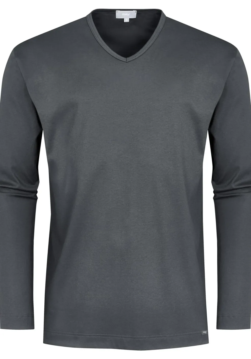 Mey pyjamashirt lange mouw, Melton, grijs