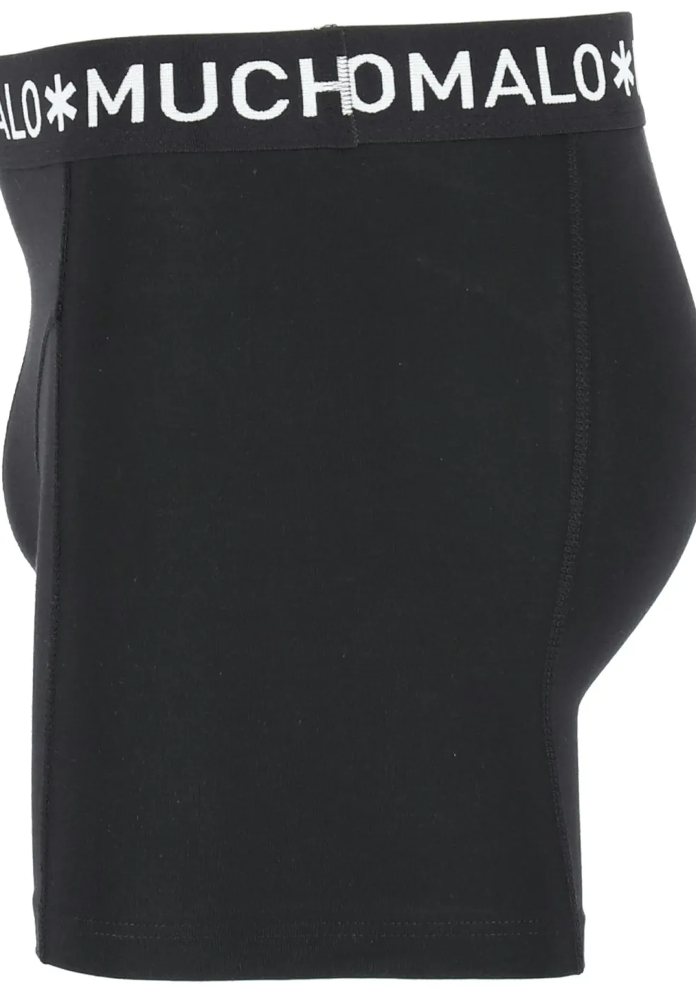 Muchachomalo boxershorts (2-pack), heren boxers normale lengte, zwart