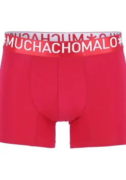Muchachomalo Light Cotton boxershorts (3-pack), heren boxers normale lengte, blauw, rood en zwart