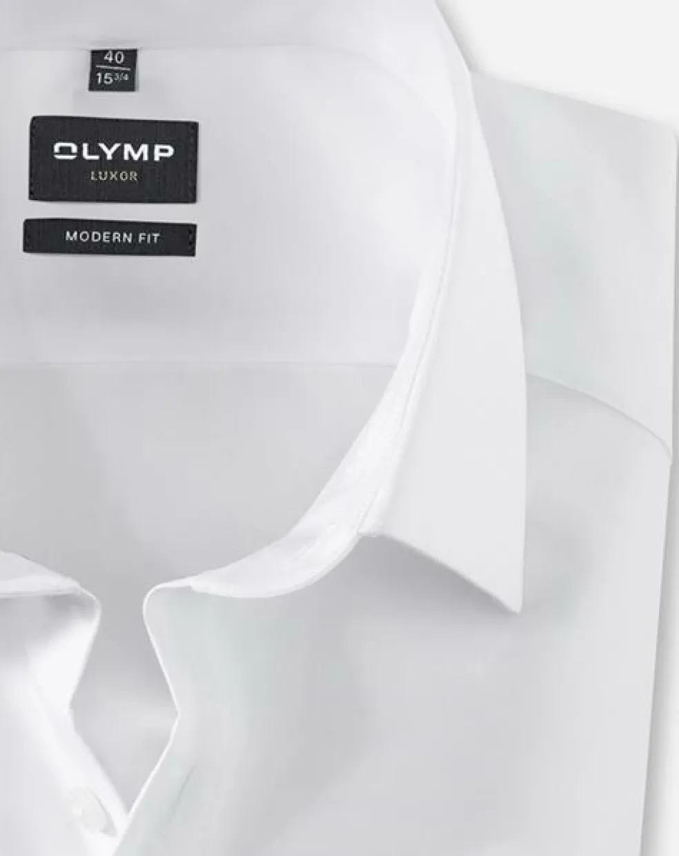 OLYMP Level 5 body fit overhemd, popeline, wit